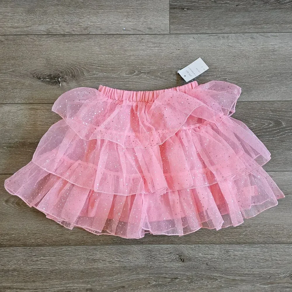 Dr Seuss Toddler The Grinch Girls Outfit 6 NWT Top & Tulle ruffled Skirt PINK